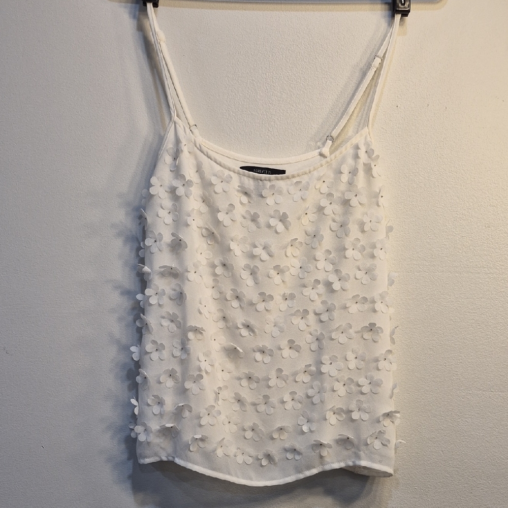 4 For 15 🌟Forever 21 Cream Floral Camisole